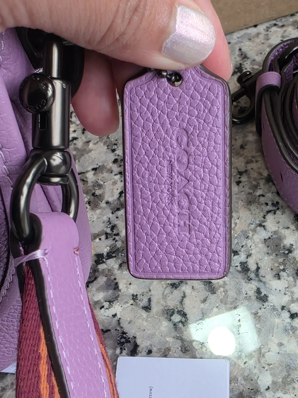 Coach Willow Saddle Bag Color: Violet Orchid